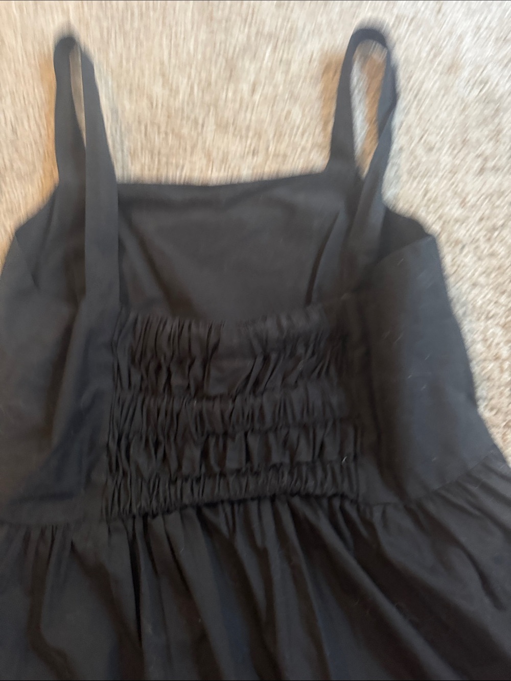 a new day Black Maxi Dress with Square Neck and Thin Straps - Picture 3 of 3
